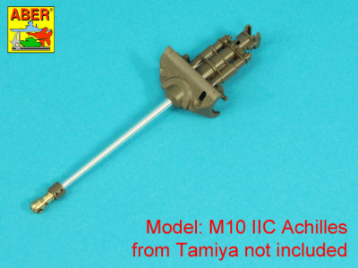 76,2mm Ordinance Q.F. 3in. 17 Pdr. gun barrel for M10 IIC Achilles British Tank Destroyer - 3