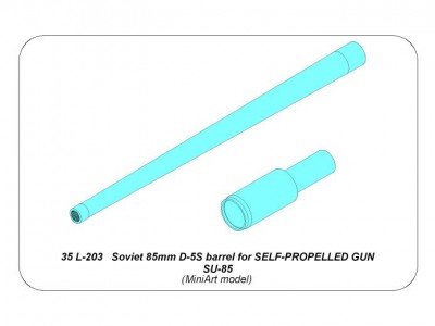 Lufa do radzieckiego działa samobieżnego SU-85 - 11