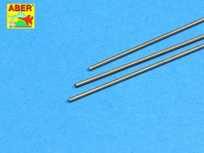 Brass  round rods Ø 1,2mm length 245mm x 3 pcs. - 2
