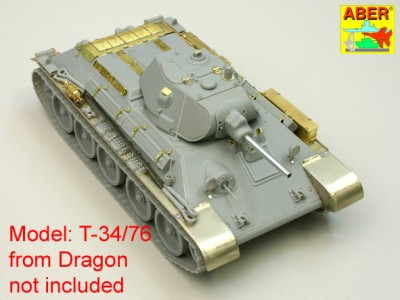 Russian medium tank T-34/76 1940 model - vol.2 - additional set - fenders - 6