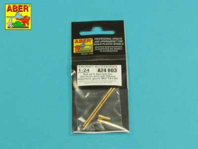 Zestaw 2 toczonych Luf do niemieckich karabinów maszynowych 20mm typu MG 151/20 - 3