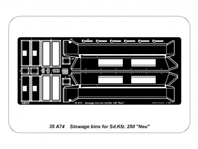 Stowage bins for Sd.Kfz. 250 ''Neu''