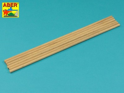 Pręty drewniane Ø 5 mm długość 245mm x 6 szt. - 1