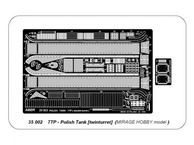 Polish twinturret tank 7TP - 4