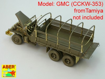GMC 2½ ton U.S. cargo truck - open cabin - 14