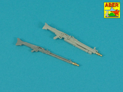 Zestaw końcówek luf do 2 niemieckich karabinów maszynowych typu MG 42 bez osłon - 6