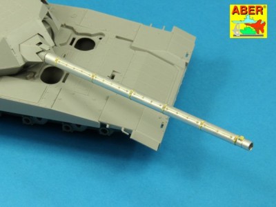 Armament for Russian Main Battle Tank T-14 ARMATA barrel for 125 mm 2A82-1M cannon  barrel for 12,7 mm Kord AA MG - 9
