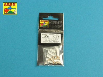 Barrels set for German WWI Battleships: König; Grosser Kurfürst; Markgraf; Kronprinz 305mm x 10, 150mm x 14, 88mm x 10 - 12