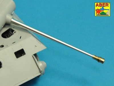 7,5 cm  barrel  with muzzle brake for Panther Ausf.A/D - 6