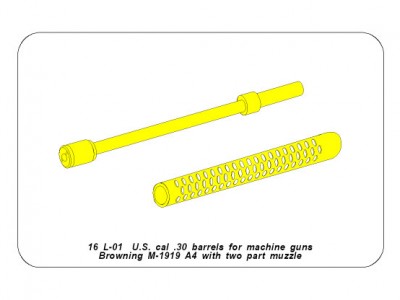Browning M-1919 A4 - two part - 9