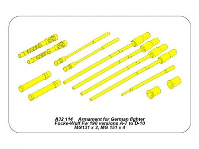 Armament for German fighter Fw-190 A7-D10 - 8