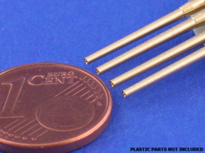 Set of 8 pcs 380 mm long barrels for turrets without antiblast covers ships Richelieu, Jean Bart - 5