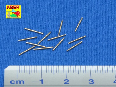 Set of 12 pcs 127mm type 89 A/A short barrels for Japan ships - 2