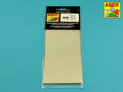 Engrave plate (140 x 77 mm) - modern type  5x5 strips, 1:24/25 scale - 4