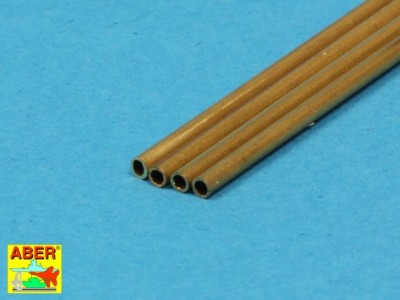 Brass Tubes Ø1,50x0,20 mm length 245 mm x 4 pcs. - 3