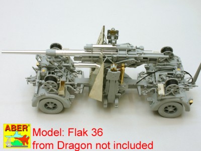 German anti tank gun FLAK 36 - vol.2 - additional set - armour - 4