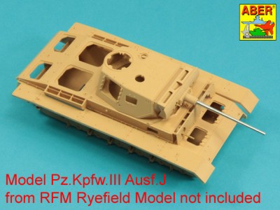 Lufa 50mm KwK39L/60 do czołgu Panzer III J późny, L, M. - 3