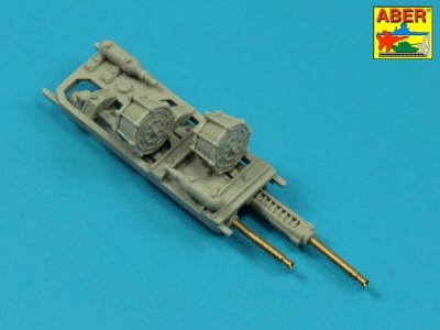 Zestaw 2 toczonych Luf do niemieckich karabinów maszynowych 20mm typu Oerlikon MG FF - 4