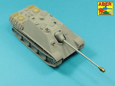 German 8,8cm One part Pak 43/3 L/71 barrel for Jagdpanther Ausf G1 early (Takom) - 4