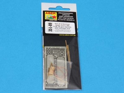 Zestaw 2 luf 2cm L/65 do niemieckiego działka Flak 38 wraz z zasobnikiem - 15