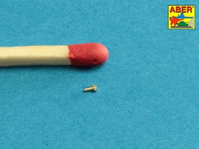 Turned imitation of Hexagonal bolts 0,85 x 1,30 mm x 30 pcs. - 3