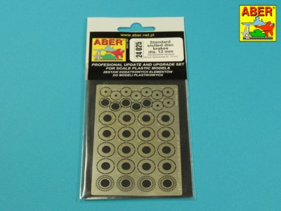 Standard slotted discs brakes dia. 12mm - 3