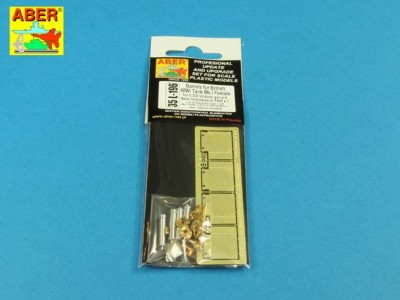 Barrels for British WWI Tank Mk.I Female or 0.303 Vickers gun x 4 8mm Hotchkiss m.1909 x 1 - 13