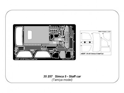 Simca 5 Staff Car - 23