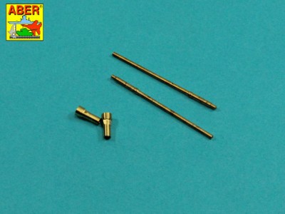 Zestaw 2 toczonych Luf do niemieckich karabinów maszynowych 20mm typu MG 151/20 - 1