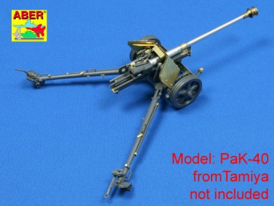35 027 - Germany anti-tank gun Pak 40 - (Tamiya model) - 3