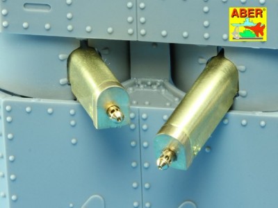 Barrels for British WWI Tank Mk.I Female or 0.303 Vickers gun x 4 8mm Hotchkiss m.1909 x 1 - 7