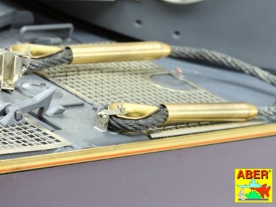 Tow cables and track cable with brackets used on Tiger I, King Tiger and Panther - 3