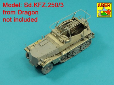 Półgąsienicowy transporter opancerzony Sd.Kfz.250/3 ''Greif'' - cz 1. - zestaw podstawowy - 3