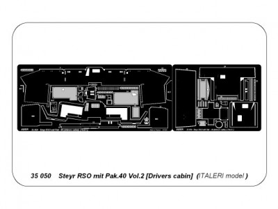 Steyr RSO mit Pak.40 Vol.2 (drivers cabin) - 4