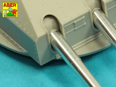 Main Armament for German battleship Scharnhorst: 280mm x 9; 150mm x 12; 105mm x 14 - 4