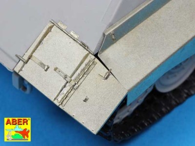 Niemiecki standardowy czołg E-75/50 – cz. 2 – zestaw dodatkowy - błotniki - 8