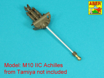 76,2mm Ordinance Q.F. 3in. 17 Pdr. gun barrel for M10 IIC Achilles British Tank Destroyer - 4
