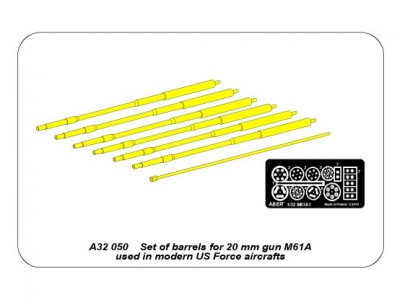 Set of barrels for 20 mm gun M61A1used in modern US Force aircrafts - 10