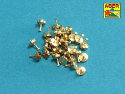 Turned imitation of Hexagonal bolts 0,85 x 1,30 mm x 30 pcs. - 1