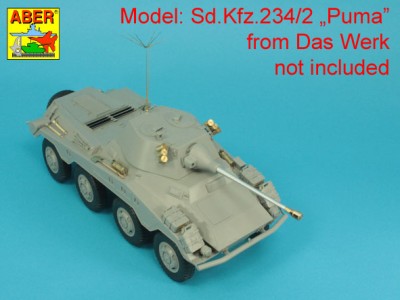 Smoke Discharges for German Tanks like, Tiger I, Panther D, Puma, Luchs, Stug IIIG - 22