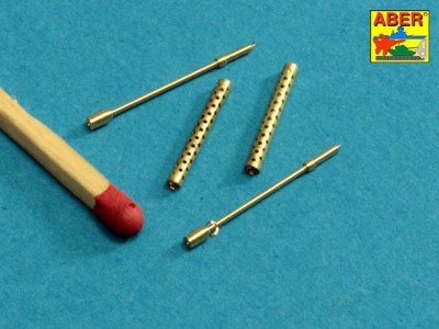 Set of 2 Turned U.S barrels for Browning  M-1919 A4 with two part muzzle - 2