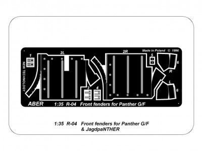 Przednie błotniki do Pantery G/F i Jagdpanther - 4