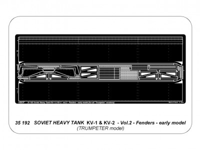 Russian heavy tank KV-1, KV-2 - vol. 2 - additional set - fenders, early model
