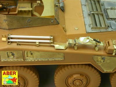 Side bin doors and additional parts for Sd.Kfz. 234 - 9