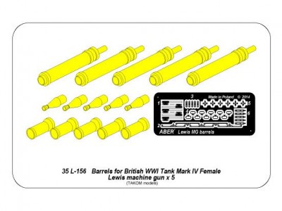 Barrels for British WWI Tank Mark IV – Female - 11