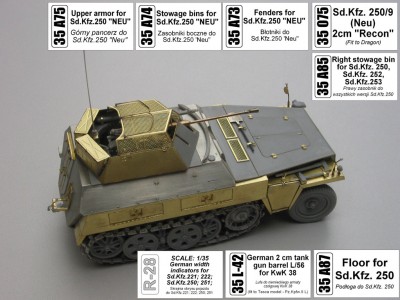 1:35 - Sd.Kfz.250/9 Recon from Dragon