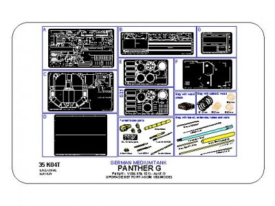 German medium tank Pz. Kpfw. V, Panther, Ausf. G (Sd. Kfz. 171) - 44