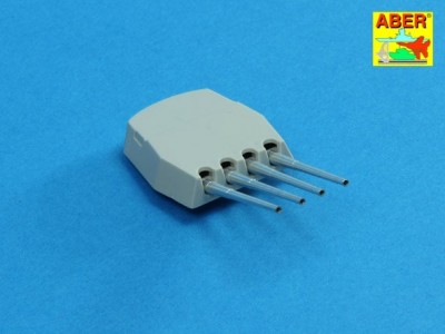 Set of barrels for Royal Navy Battleships King George V, Prince of Wales 356 mm x 10, 133 mm x 16 - 6