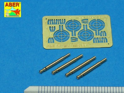 Set of 4 barrels for German Oerlikon 20mm aircraft machine guns MG FF with sights - 2