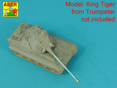 German 88 mm Barrel KwK 43/3 L/71 (Early) to King Tiger -Porsche-Turm late or -Serien-Turm early or Jagdpanther middle - 4